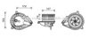 AVA QUALITY COOLING MS8616 Electric Motor, interior blower